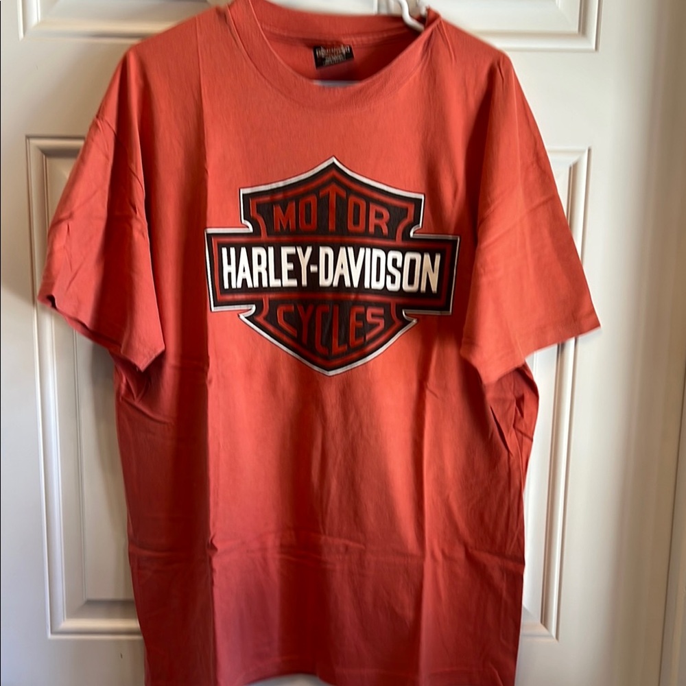 Harley-Davidson Coral Short Sleeve Tee with Iconic Logo